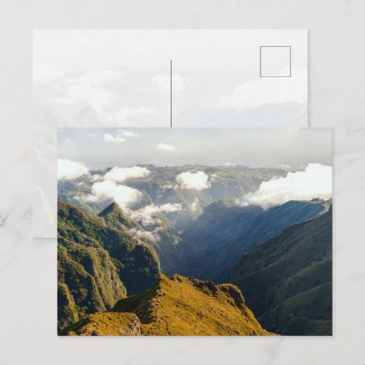 Madeira Robust Mountain View Postkarte (Vorne/Hinten)