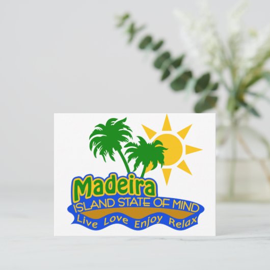 Madeira Staat der Postkarte des Mind (Stehend Vorderseite)