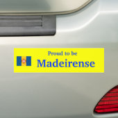 Madeira - stolz, Madeirense Aufkleber zu sein Autoaufkleber (Auf Auto)
