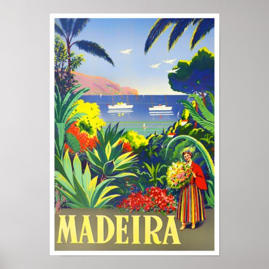 Madeira Vintage Poster (Vorne)