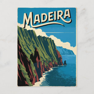 Madeira Vintage Postkarte