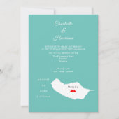 Madeira Wedding Destination Einladung (Vorderseite)
