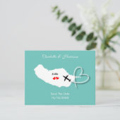 Madeira Wedding Destination Save the Date (Stehend Vorderseite)