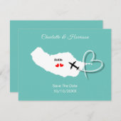 Madeira Wedding Destination Save the Date (Vorne/Hinten)