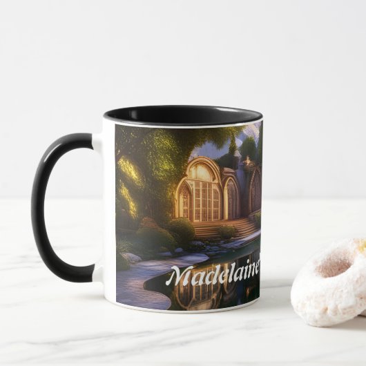 Madelaines Morgentea Tasse (Mit Donut)