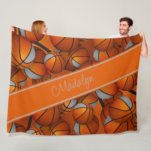 Mädelbällchen personalisiert fleecedecke (Beispiel)