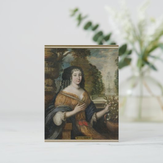 Madeleine de Scudery Postkarte (Stehend Vorderseite)