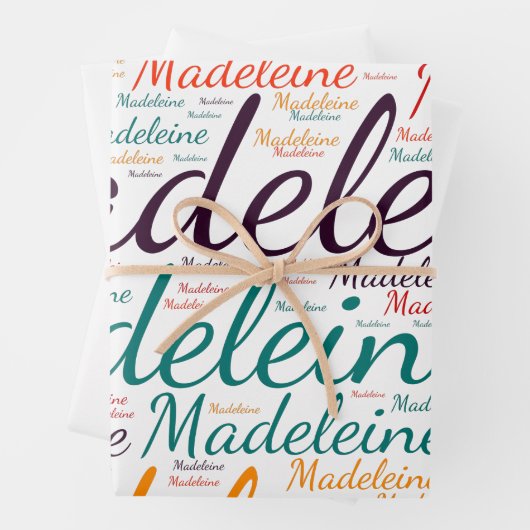 Madeleine Geschenkpapier Set (Beispiel)