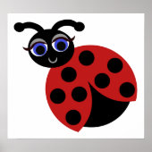 Madeleine LadyBug Toon Print Poster (Vorne)