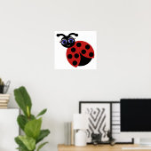 Madeleine LadyBug Toon Print Poster (Heimbüro)