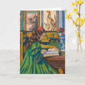 Madeleine Reading | Armand Guillaumin Karte (Gelbe Blume)