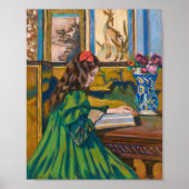 Madeleine Reading | Armand Guillaumin Poster (Vorne)