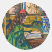 Madeleine Reading | Armand Guillaumin Runder Aufkleber (Vorderseite)