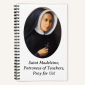 Madeleine Schutzheilige der Lehrer Notizblock (Vorderseite)