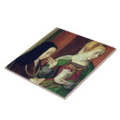 Madeleine vom Burgund stellte sich durch St Mary Fliese (Seite)