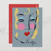 Madeleine war für Matisse geplagt Postkarte (Vorne/Hinten)