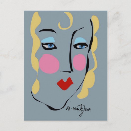 Madeleine war für Matisse geplagt Postkarte (Vorderseite)