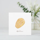 Madeleine Wasserfarbe Karte (Stehend Vorderseite)