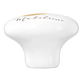 Madeleine Wasserfarbe Keramikknauf (Seitenansicht)