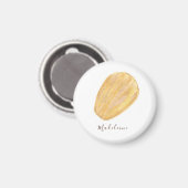 Madeleine Wasserfarbe Magnet (Vorderseite/Rückseite)