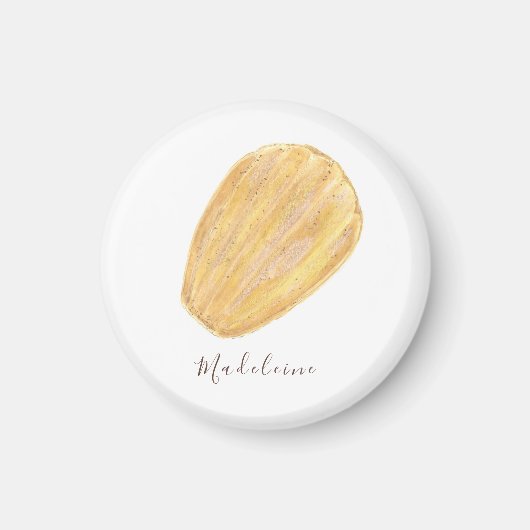 Madeleine Wasserfarbe Magnet (Vorne)