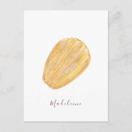 Madeleine Wasserfarbe Postkarte (Vorderseite)
