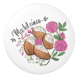 Madeleines Rose Pistazien Kekse Keramikknauf