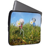 Madeliefjes plukkende fubby's. laptopschutzhülle (Vorne Rechts)