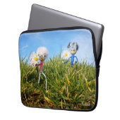 Madeliefjes plukkende fubby's. laptopschutzhülle (Vorderseite Links)