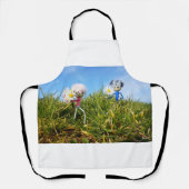 Madeliefjes plukkende fubby's. schürze (Vorderseite)