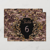 Madelina Cavendish Viktorianische Tischnummer Card (Vorne/Hinten)