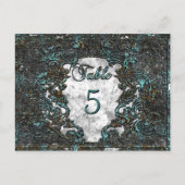 Madelina Rupert Viktorianische Tischnummer Card (Vorderseite)