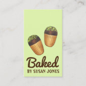 Madeline Cake Cookies Cookie Baker Baker Food Visitenkarte (Vorderseite)