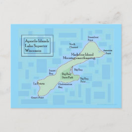 Madeline Island Postcard 2025 Feiertagspostkarte