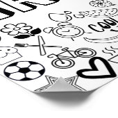 "MADELINE" - Kontur-Design Poster (Ecke)