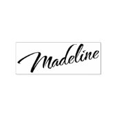 Madeline Name Cursive dekorative Skript-Schriftart Gummistempel (Prägung)