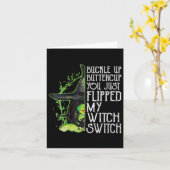 Mädels, die sich die Buttertasse, die du gerade Ge Karte (Gelbe Blume)