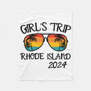 Mädels-Trip Rhode Island Sommerferien Matching Fleecedecke