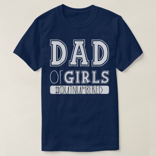 Mädels Vater übertroffen T-Shirt (Design vorne)