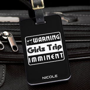Mädelsreise Mädchen Nacht Wochenende Schwestern Ur Gepäckanhänger
