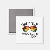 Mädelsreise Rhode Island Sommerferien Matching Magnet (Vorderseite/Rückseite)