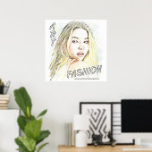 Madelyn Fashion Art Poster (Heimbüro)