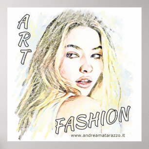 Madelyn Fashion Art   Poster