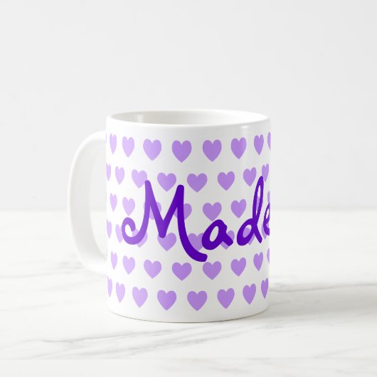 Madelyn Lila Kaffeetasse (Vorderseite Links)