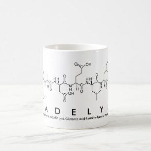 Madelyn Peptid-Namen-Tasse Kaffeetasse