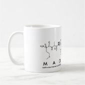 Madelyn Peptid-Namen-Tasse Kaffeetasse (Links)