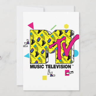 Mademark x MTV - Das offizielle MTV-Logo mit 80er Einladung
