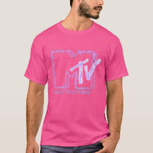 Mademark X mtv - Das Offizielle Mtv-Logo mit Lila  T-Shirt