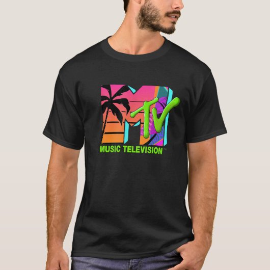 Mademark x MTV - Das offizielle MTV-Logo mit Retro T-Shirt (Vorderseite)