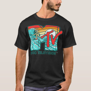 Mademark x MTV - MTV Catch a Wave MTV Surfer Logo T-Shirt